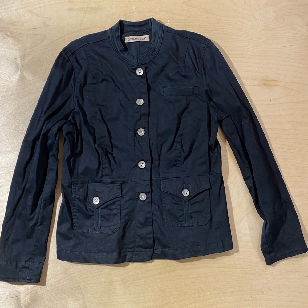 Jeanstar Black Utility Jacket Size PL (PX)